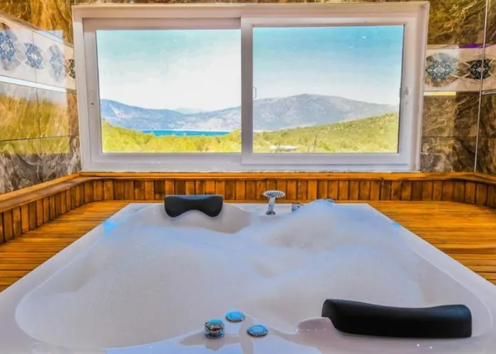 Ulugoel 2 Bedroom Secluded With Private Pool Hot Tub Kalkan